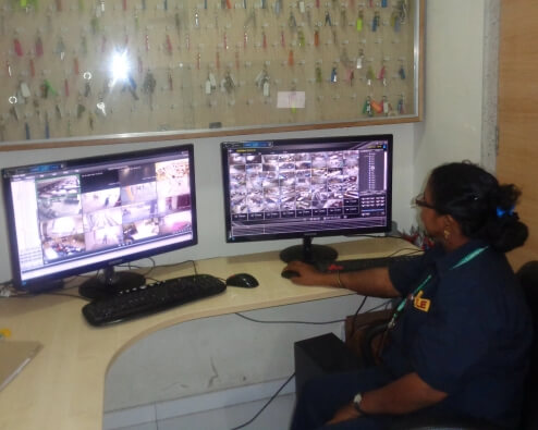 CCTV surveillance ensuring safe learning environment in the school